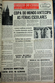 Página do jornal Correio do Ceará de fevereiro de 1978
