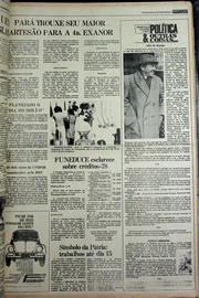 Página do jornal Correio do Ceará de fevereiro de 1978