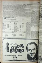Página do jornal Correio do Ceará de fevereiro de 1978