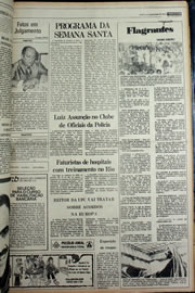 Página do jornal Correio do Ceará de fevereiro de 1978