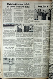 Página do jornal Correio do Ceará de fevereiro de 1978