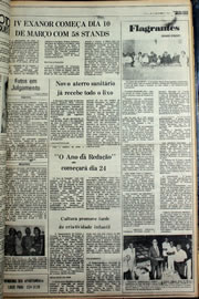 Página do jornal Correio do Ceará de fevereiro de 1978