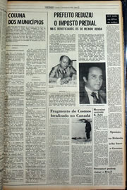 Página do jornal Correio do Ceará de fevereiro de 1978