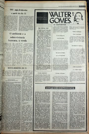Página do jornal Correio do Ceará de fevereiro de 1978