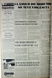 Página do jornal Correio do Ceará de fevereiro de 1978