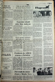 Página do jornal Correio do Ceará de fevereiro de 1978
