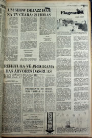 Página do jornal Correio do Ceará de fevereiro de 1978