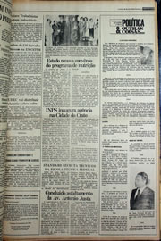 Página do jornal Correio do Ceará de fevereiro de 1978