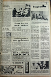 Página do jornal Correio do Ceará de fevereiro de 1978