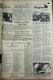 Página do jornal Correio do Ceará de fevereiro de 1978
