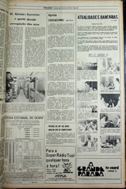 Página do jornal Correio do Ceará de fevereiro de 1978