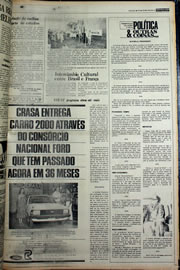 Página do jornal Correio do Ceará de fevereiro de 1978