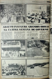 Página do jornal Correio do Ceará de fevereiro de 1978