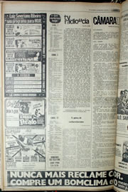 Página do jornal Correio do Ceará de fevereiro de 1978