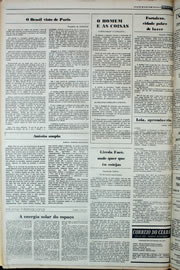 Página do jornal Correio do Ceará de março de 1978