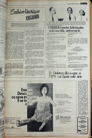 Página do jornal Correio do Ceará de março de 1978