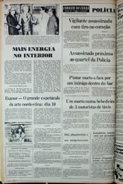 Página do jornal Correio do Ceará de março de 1978