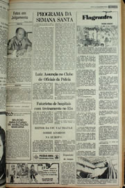 Página do jornal Correio do Ceará de março de 1978