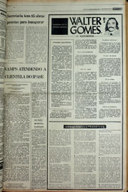 Página do jornal Correio do Ceará de março de 1978