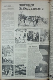 Página do jornal Correio do Ceará de março de 1978