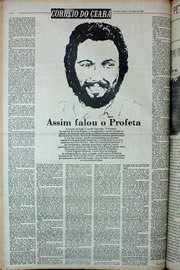 Página do jornal Correio do Ceará de março de 1978