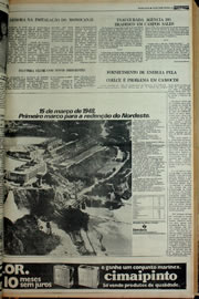 Página do jornal Correio do Ceará de março de 1978