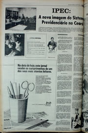 Página do jornal Correio do Ceará de março de 1978