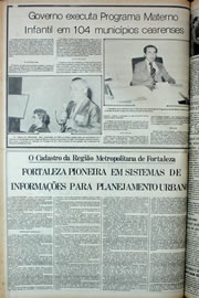 Página do jornal Correio do Ceará de março de 1978