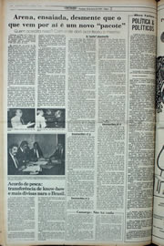 Página do jornal Correio do Ceará de março de 1978
