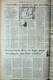 Página do jornal Correio do Ceará de março de 1978