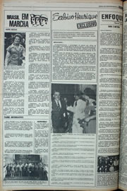 Página do jornal Correio do Ceará de março de 1978