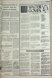 Página do jornal Correio do Ceará de março de 1978