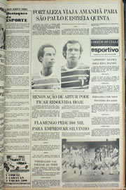 Página do jornal Correio do Ceará de março de 1978