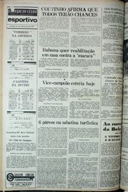 Página do jornal Correio do Ceará de março de 1978
