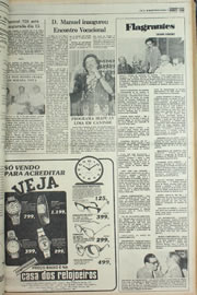 Página do jornal Correio do Ceará de março de 1978
