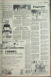Página do jornal Correio do Ceará de março de 1978
