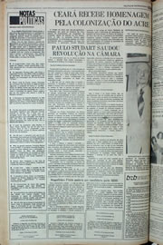 Página do jornal Correio do Ceará de abril de 1978