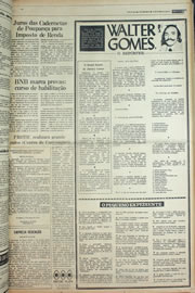 Página do jornal Correio do Ceará de abril de 1978