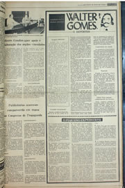 Página do jornal Correio do Ceará de abril de 1978
