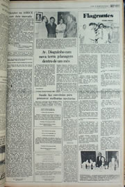 Página do jornal Correio do Ceará de abril de 1978