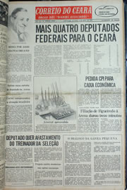 Página do jornal Correio do Ceará de abril de 1978