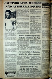 Página do jornal Correio do Ceará de abril de 1978