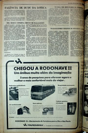 Página do jornal Correio do Ceará de abril de 1978