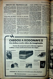 Página do jornal Correio do Ceará de abril de 1978