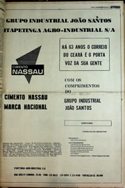 Página do jornal Correio do Ceará de abril de 1978