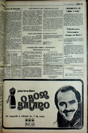 Página do jornal Correio do Ceará de abril de 1978