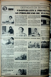 Página do jornal Correio do Ceará de abril de 1978