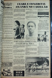 Página do jornal Correio do Ceará de abril de 1978