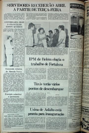 Página do jornal Correio do Ceará de abril de 1978