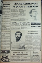 Página do jornal Correio do Ceará de abril de 1978